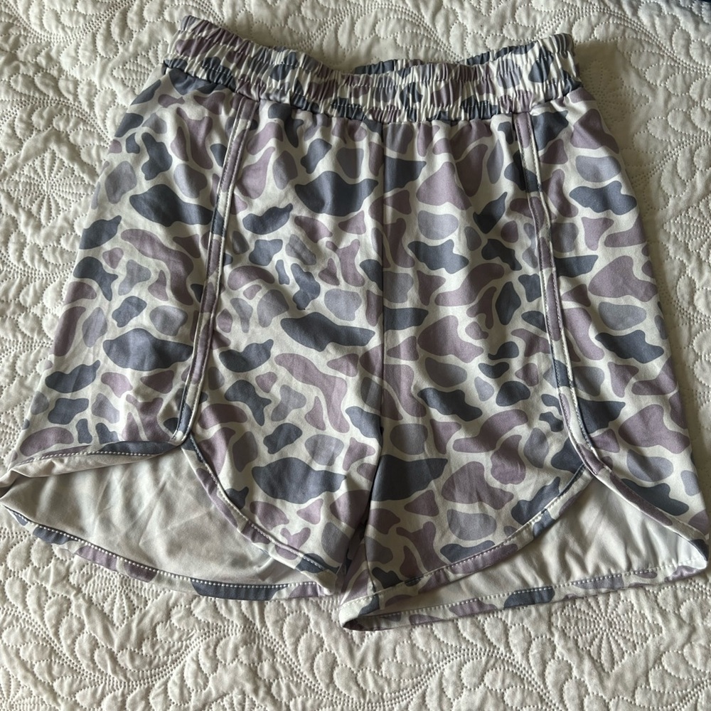 Camouflage Patterned Shorts